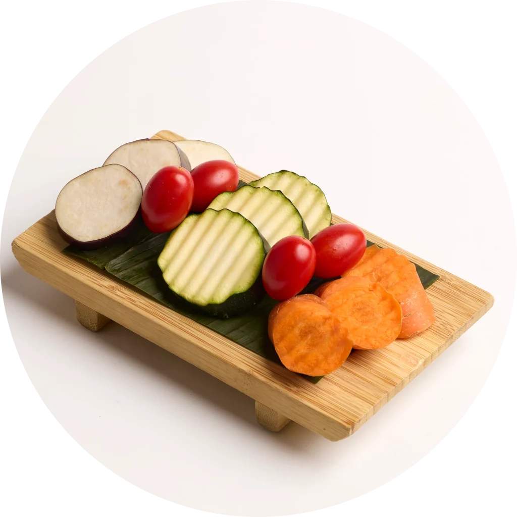 ZUCCHINI, EGGPLANT & CHERRY TOMATO MIX