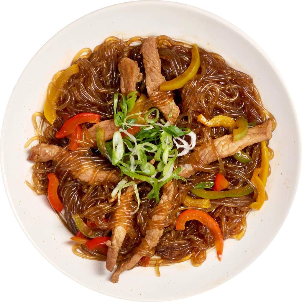 SWEET POTATO NOODLES WITH BEEF