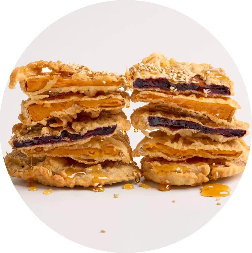 SWEET & SPICY SWEET POTATO FRITTERS